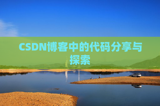 CSDN博客中的代码分享与探索